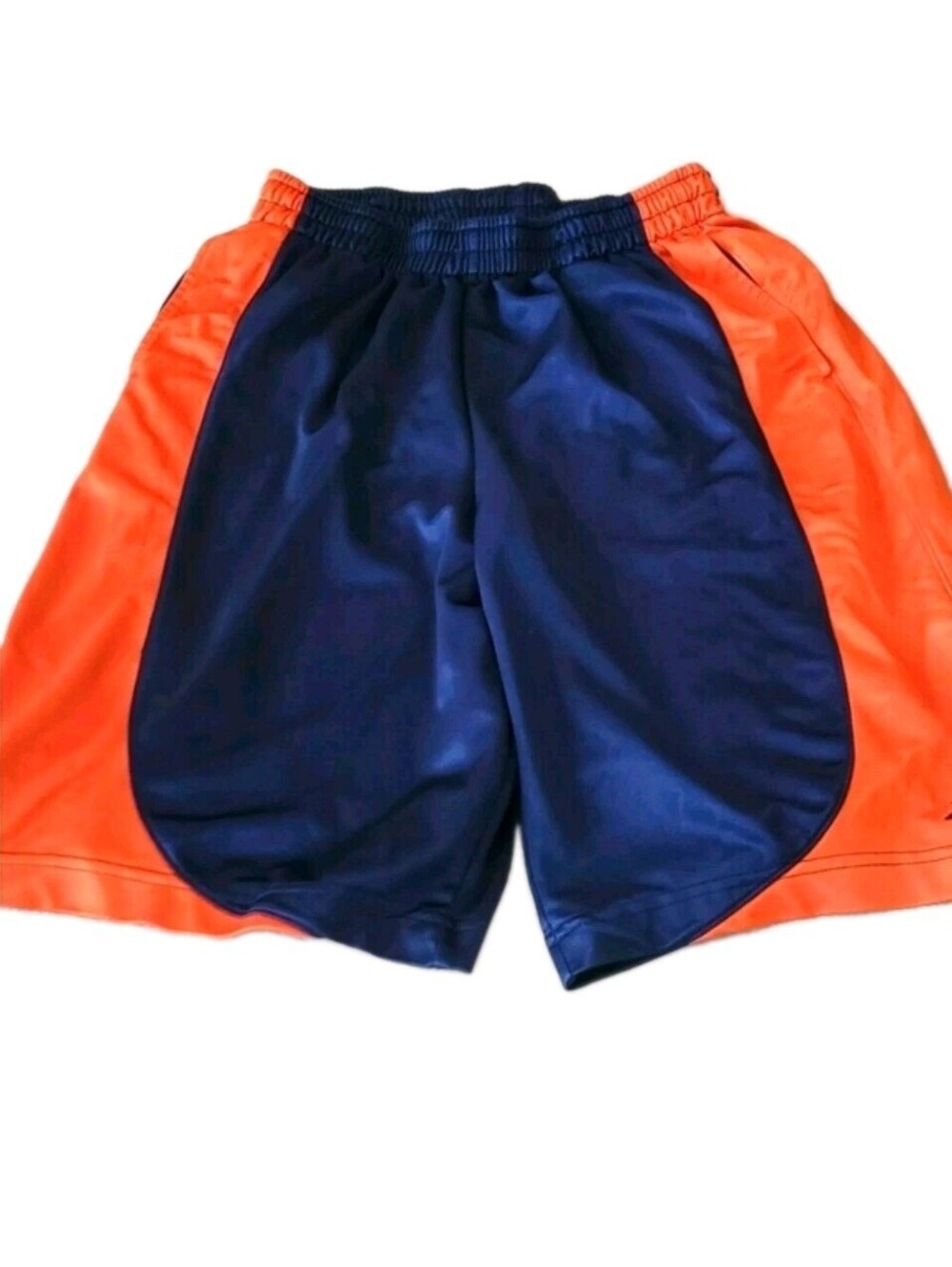 Vintage Air Jordan Shorts Men's Large Orange Blue Y2K Basketball Shorts